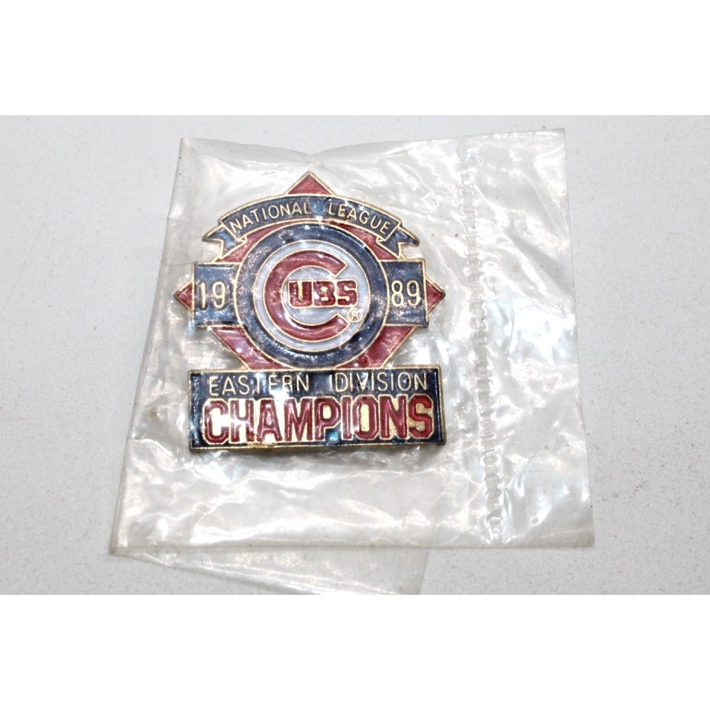 CHICAGO CUBS 1989 NATIONAL LEAGUE EASTERN DIVISION MLB CHAMPIONSHIP PIN NEW
